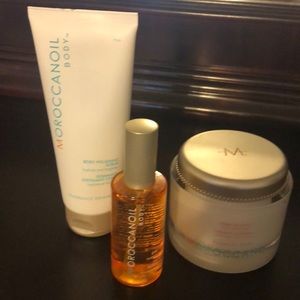 Moroccanoil Body soufflé, body polish and body oil